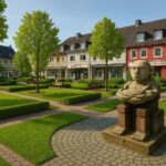 Mögliche Umgestaltungsvariante zur Aufwertung des Königsborner Marktes